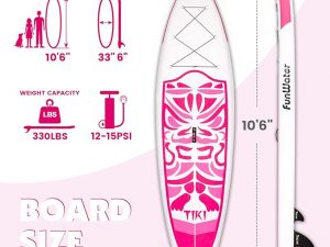 FunWater Inflatable Ultra-Light Stand Up Paddle Board for All Skill Levels